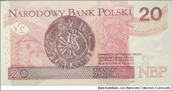 Banknote from Poland year 2016