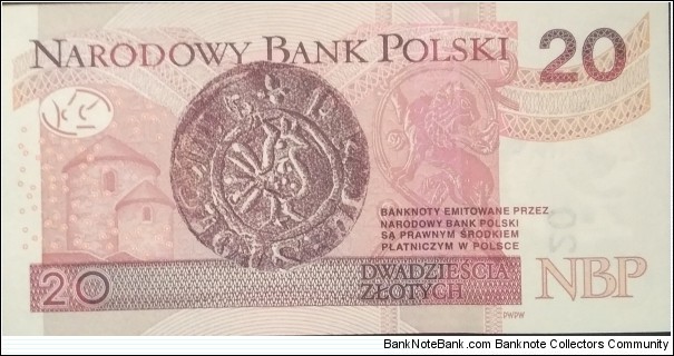 Banknote from Poland year 2016