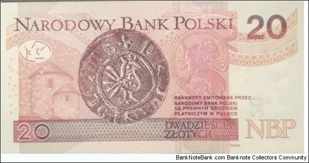 Banknote from Poland year 2016