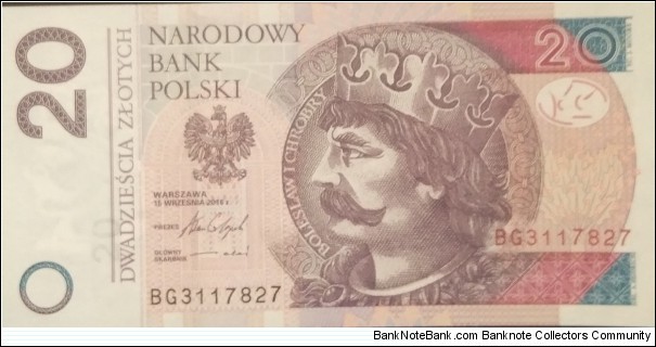 20 Złotych Banknote