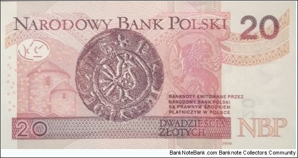 Banknote from Poland year 2016