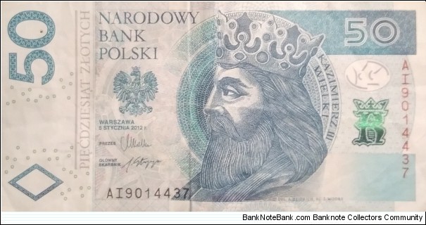 50 Złotych Banknote