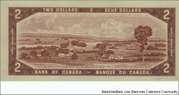 Banknote from Canada year 1954