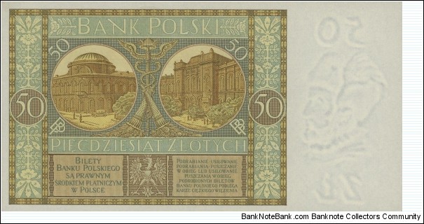 Banknote from Poland year 1929