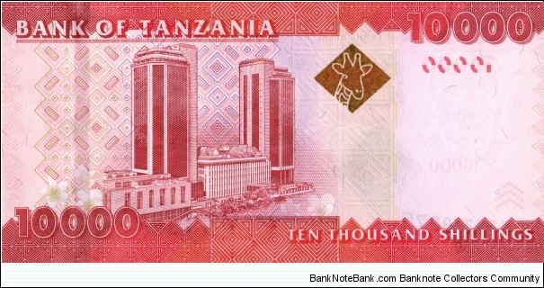 Banknote from Tanzania year 2010