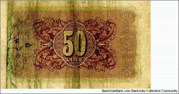 Banknote from Libya year 1943