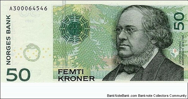 Norway 50 Kroner Banknote