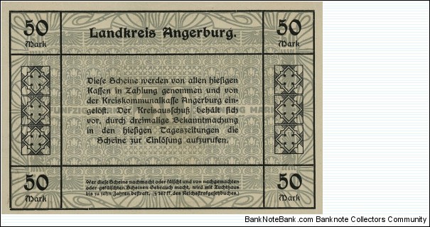 Banknote from Germany year 1918