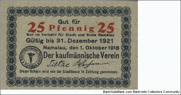 Banknote from Germany year 1918