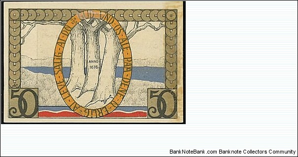 Banknote from Denmark year 1920