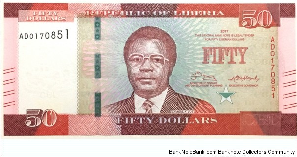 50 Dollars Banknote