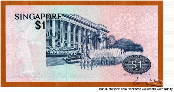 Banknote from Singapore year 1976