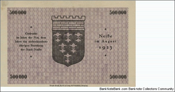 Banknote from Germany year 1923