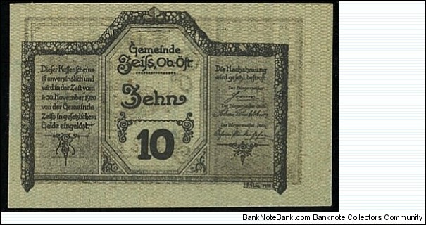 Banknote from Austria year 1920