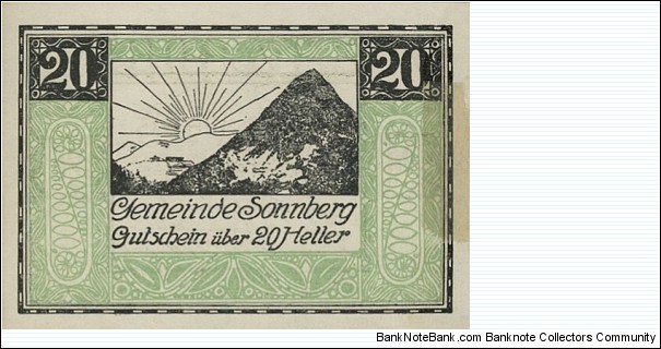 Banknote from Austria year 1920