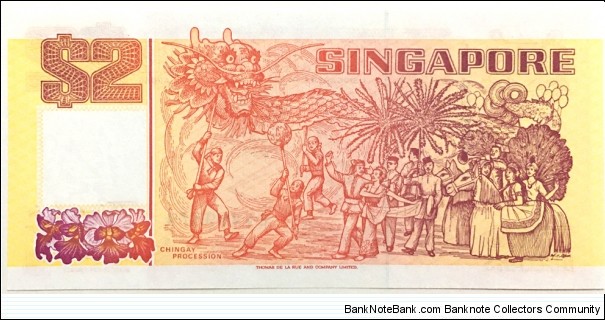 Banknote from Singapore year 1990