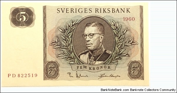 5 Kronor Banknote