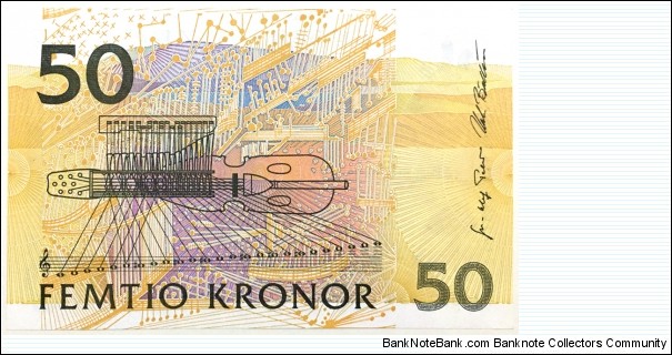 Banknote from Sweden year 2007