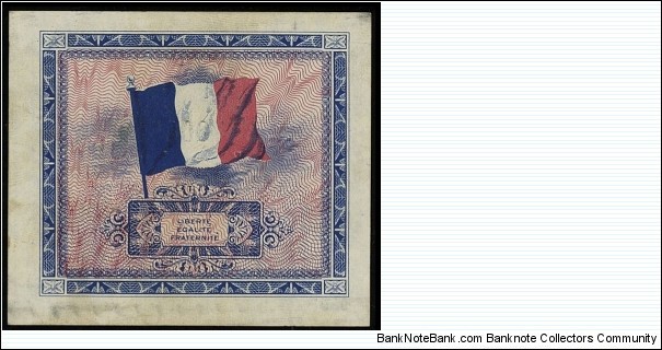 Banknote from France year 1944