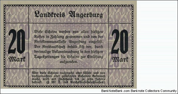 Banknote from Germany year 1912