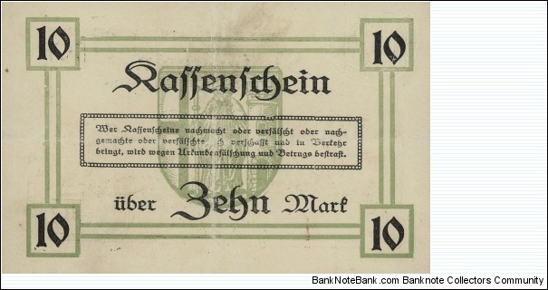 Banknote from Germany year 1918