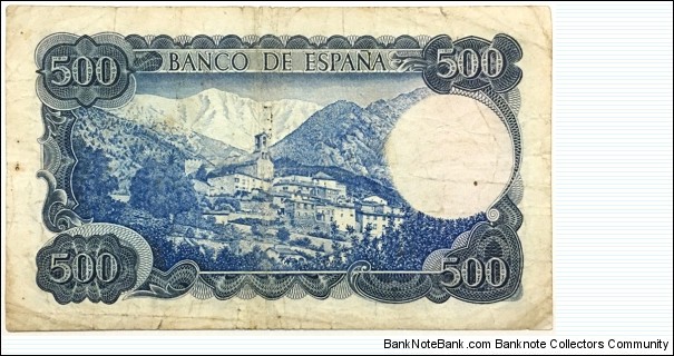 Banknote from Spain year 1971