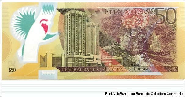 Banknote from Trinidad and Tobago year 2014