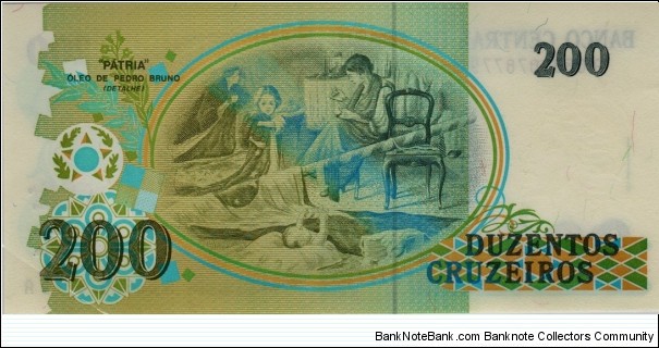 Banknote from Brazil year 1990