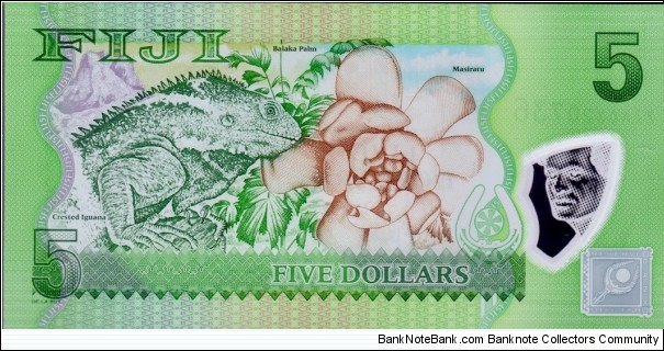 Banknote from Fiji year 2012