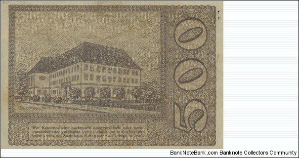 Banknote from Germany year 1920