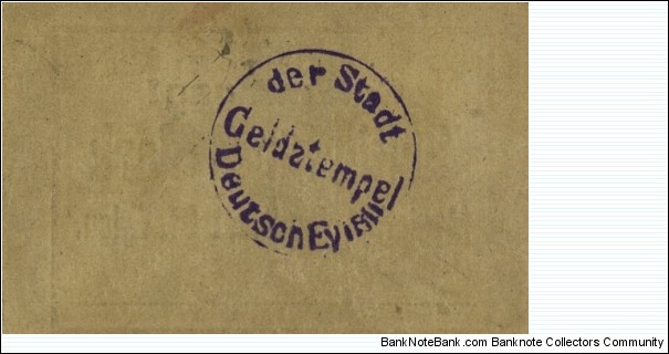 Banknote from Germany year 1914