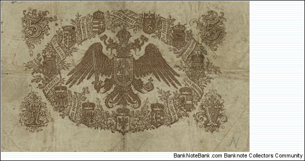 Banknote from Austria year 1866