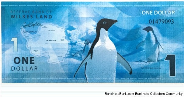 1 Dollar (Wilkes Land / Australian Antarctic Territory) Banknote