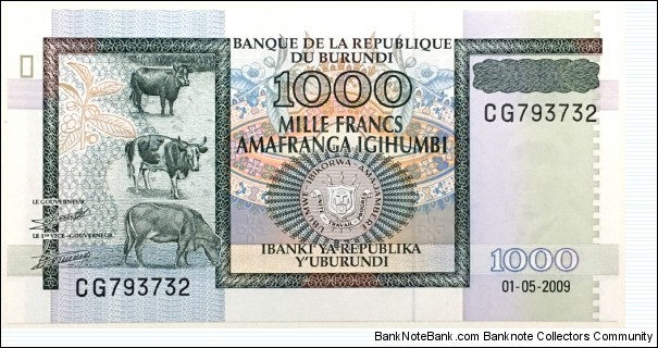 1000 Francs Banknote