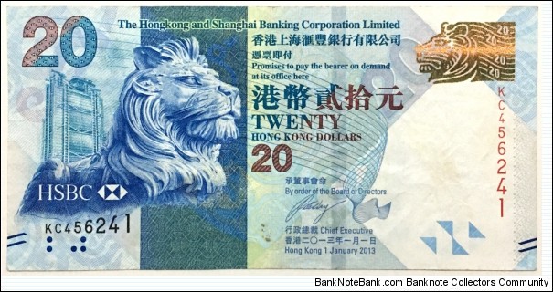 20 Dollars Banknote