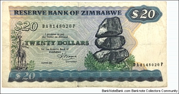 20 Dollars Banknote