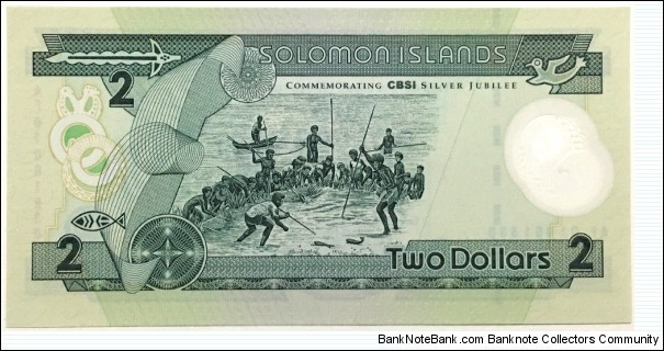 Banknote from Solomon Islands year 2001