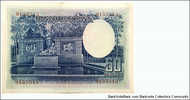 Banknote from Spain year 1935