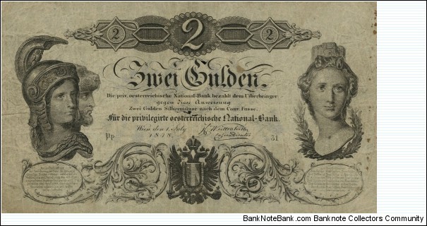 2 Gulden Banknote