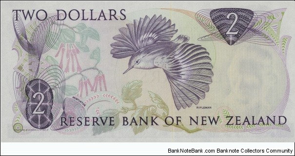 Banknote from New Zealand year 1985