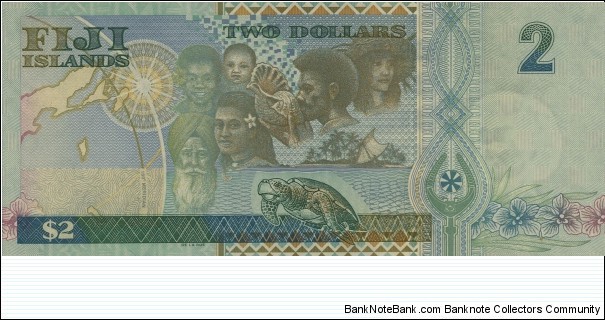 Banknote from Fiji year 2000