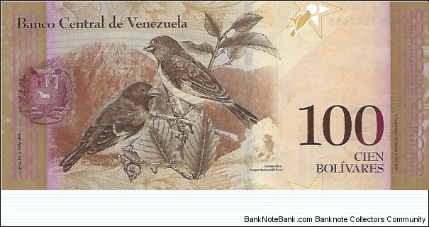 Banknote from Venezuela year 2015