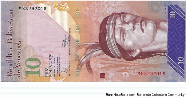 VENEZUELA 10 Bolivares Banknote