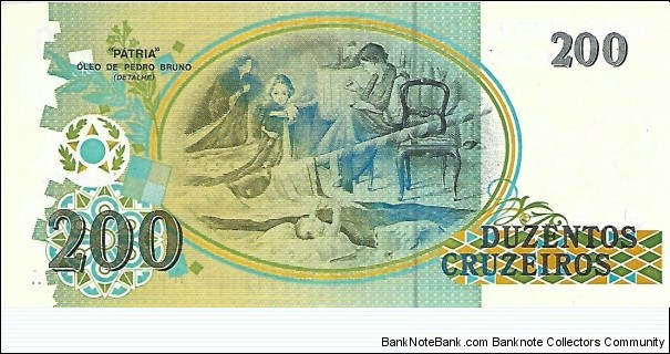 Banknote from Brazil year 1990