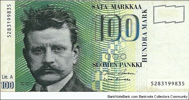 FINLAND 100 Markkaa
1986 Banknote