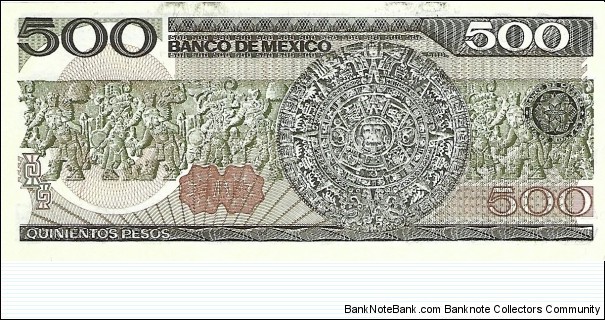 Banknote from Mexico year 1984