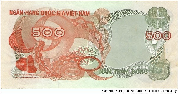 Banknote from Vietnam year 1970