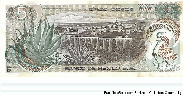 Banknote from Mexico year 1969