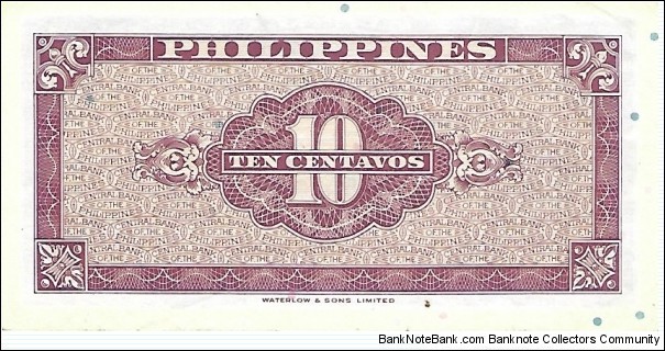 Banknote from Philippines year 1949