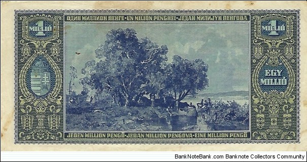 Banknote from Hungary year 1945